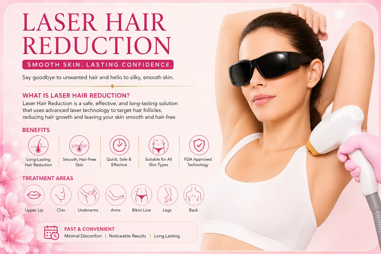 Best Laser hair reduction treatment near me